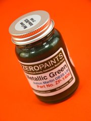 Zero Paints: Paint for airbrush - Aston Martin DBR3S LM Metallic Green - 1 x 60ml image