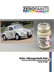 Zero Paints: Paint for airbrush - Herbie #53 Volkswagen Beetle white - 1 x 60ml
