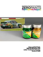 Zero Paints: Paints set for airbrush - BMW M3 MM-Diebels DTM Green and gold - 2 x 30ml - for Studio27 reference ST27-DC1179 image