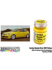Zero Paints: Paint for airbrush - Jordan Honda Civic EK9 Yellow - 1 x 60ml