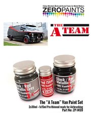 Zero Paints: Paints set for airbrush - The A team van - 2 x 30ml + 1 x 15ml image