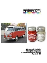 Zero Paints: Paints set for airbrush - Volkswagen T1 Samba Bus - 2 x 30ml - for Revell reference REV07399 image