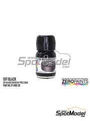Zero Paints: Paint for airbrush - Tyre black - 1 x 30ml - for Airbrush