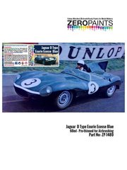 Zero Paints: Paint for airbrush - Jaguar D type Ecurie Ecosse blue sponsored by Ecurie Ecosse - 1 x 60ml