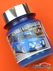 Zero Paints: Pintura para aergrafo - Azul Renault R8 Gordini Blue - 1 x 60ml - para las referencias de Heller 80700, L760 y HE80700