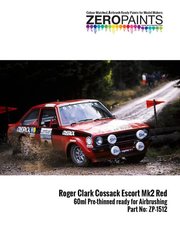 Zero Paints: Paint for airbrush - Roger Clark Cossack Ford Escort Mk II Red - 1 x 60ml - for Decalcas reference DCL-DEC008 image