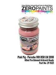 Zero Paints: Paint for airbrush - Rosa Pink Pig Porsche 991 RSR LM 2018 - 1 x 60ml - for Profil24 reference P24112K