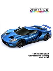 Zero Paints: Pintura para aergrafo - Azul Ford GT Liquid Blue - 1 x 60ml - para la referencia de Tamiya TAM24346
