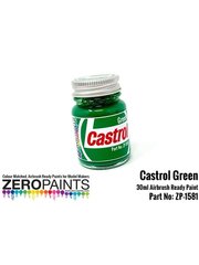 Zero Paints: Pintura para aergrafo - Verde Castrol - 1 x 30ml