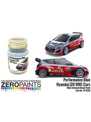 Zero Paints: Pintura para aer�grafo - Azul Hyundai i20 WRC Performance Blue - 1 x 30ml