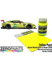 Zero Paints: Paint for airbrush - Yellow Pearl Aston Martin GTE - 24 Hours Le Mans 2019 - 1 x 60ml - for Profil24 references P24115K and P24115