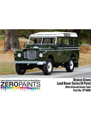 Zero Paints: Pintura para aergrafo - Verde Bronze Green Land Rover Series III - 1 x 30ml