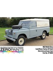 Zero Paints: Pintura para aergrafo - Gris Mild Welsh Grey Land Rover Series III - 1 x 30ml