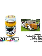 Zero Paints: Paint for airbrush - Rolls Royce Phantom II "Star of India" Saffron Ochre - 1 x 60ml - for Italeri reference 3703 image
