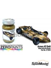Zero Paints: Paint for airbrush - Arrows A2 Gold - 1 x 60ml - for Studio27 references ST27-FK20317, ST27-FK20318 and ST27-FK20319, or Tameo Kits reference SLK072