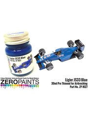 Zero Paints: Pintura para aer�grafo - Azul Ligier JS33 Blue - 1 x 30ml - para las referencias de Tameo Kits TMK098 y TMK127