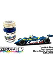 Zero Paints ZP-1629: Paint for airbrush Tyrrell 011 Denim Sponsored ...