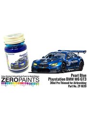 Zero Paints: Paint for airbrush - BMW M6 GT3 Playstation blue Walkenhorst Motorsport Team #101 - 24 Hours Nrburgring 2016 - 1 x 30ml