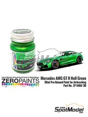 Zero Paints: Paint for airbrush - Mercedes AMG GT R Hell Green - 1 x 30ml