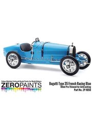 Zero Paints: Pintura para aergrafo - Azul Bugatti Type 35 French Racing Blue - 1 x 60ml - para Aergrafo