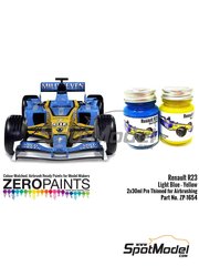 Tameo Kits SLK013: Maqueta de coche escala 1/43 - Renault R24 Equipo  Renault F1 patrocinado por Mild Seven Nº 7, 8 - Fernando Alonso (ES), Jarno  Trulli (IT) - Gran Premio de