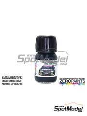 Zero Paints: Pintura para aergrafo - Verde Tabac Original Sonax Team AMG-Mercedes C-Klasse Green - 1 x 30ml - para las referencias de Fujimi FJ06146, TC-60, FJ06247, FJ062471, TC-2 y 06247, o la referencia de SK Decals SK-24201, o la referencia de Tamiya TAM24143