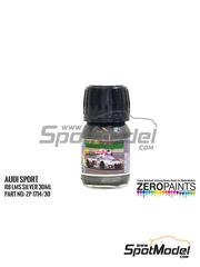 Zero Paints: Paint for airbrush - Audi R8 LMS Audi Sport Silver - 1 x 30ml - for Nunu references PN24004, NU-24004, PN24004 and NUNPN24004