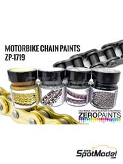 Zero Paints: Paint for airbrush - Motorbike Chain Black - 1 x 30ml
