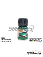 Zero Paints: Paint for airbrush - Honda Takata Green - 1 x 30ml - for Tamiya reference TAM24291