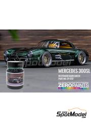 Zero Paints: Paint for airbrush - Mercedes 300SL Restomod Dark Green - 1 x 60ml