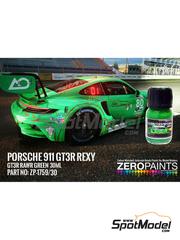 Zero Paints: Paint for airbrush - Green Porsche 911 GT3R Rexy (GT3R Rawr) - 1 x 30ml