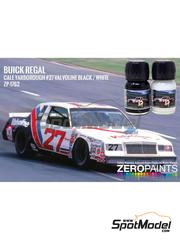 Zero Paints: Paints set for airbrush - Buick Regal Valvoline Black - White 1982 - 2 x 30ml