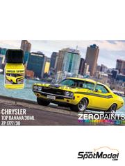 Zero Paints: Pintura para aergrafo - Amarillo Chrysler Top Banana Yellow - Y1 - 1 x 30ml