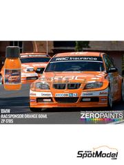 Zero Paints: Paint for airbrush - BMW 320si E90 Team RAC Orange - 1 x 60ml - for LB Production reference LB-24096, or SK Decals reference SK-24179