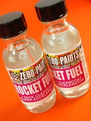 Zero Paints: Clearcoat - Rocket Fuel - 2 Pack Clearcoat Super Accelerator - 1 x 60ml - for Airbrush