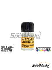 Zero Paints: Clearcoat - Satin (Semi Gloss) Clearcoat Lacquer pre-thinned - 1 x 30ml - for Airbrush