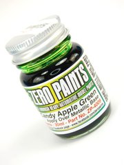 Zero Paints: Pintura para aergrafo - Verde manzana candy - Candy Apple Green Paint - 1 x 30ml - para Aergrafo