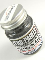 Zero Paints: Paint for airbrush - Extra Fine Metallic Silver Base for Candy Paints - 1 x 30ml - for Airbrush image