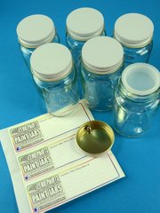 Zero Paints: Hobby tool - 60ml Glass Jars for Paints - 6 bottles - 1 x 60ml image