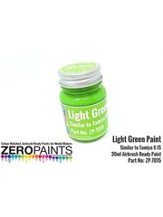 Zero Paints: Paint for airbrush - Light Green - Similar to Tamiya X-15 - 1 x 30ml - for Airbrush image