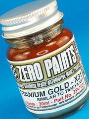 Zero Paints: Paint for airbrush - Titanium Gold similar to X-31 - 1 x 30ml - for Airbrush