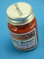 Zero Paints: Paint for airbrush - Metallic Brown similar to Tamiya X-34 - 1 x 30ml - for airbrush image