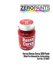 Zero Paints: Paint for airbrush - Ferrari Rosso Corsa 300 - 1 x 30ml