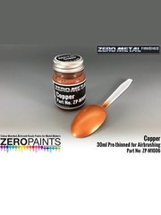 Zero Paints: Paint for airbrush - Copper - 1 x 30ml - for Tameo Kits reference SLK110 image