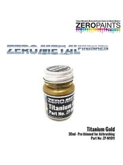 Zero Paints: Pintura para aergrafo - Titanio Dorado Titanium Gold - 1 x 30ml